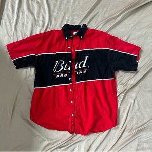 Vintage Dale Earnhardt Budweiser Button Down